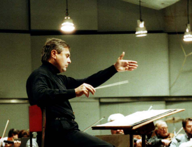 Vladimir Sheiko, 1999,  Big Concert Recording Studio, during recording