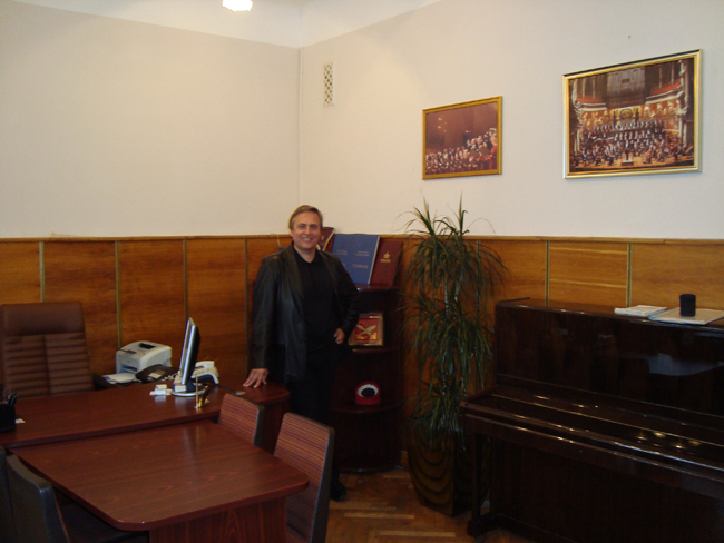 Vladimir Sheiko. In the office