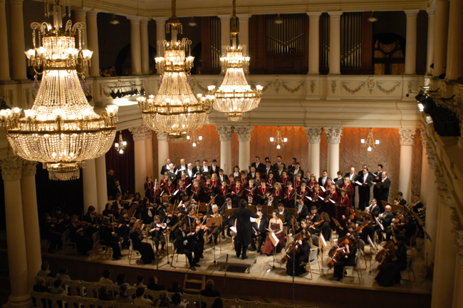 On the stage of the National Philharmonic Society of Ukraine