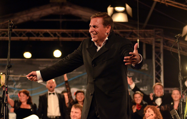 Vladimir Sheiko. Algeria. V International Festival of Symphonic Music. During the concert.